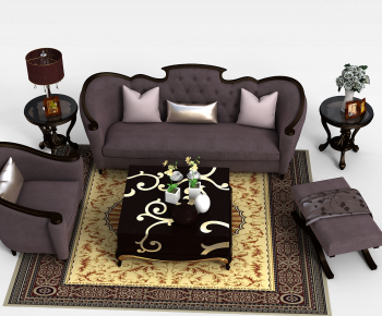 European Style Sofa Combination-ID:590428119