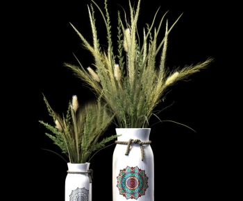 Modern Potted Green Plant-ID:434351921