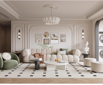French Style A Living Room-ID:765784031