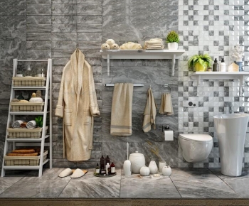 Modern Bathroom Set-ID:440402982