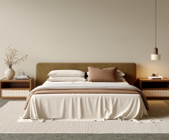 Modern Double Bed-ID:269858897