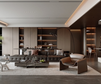 Modern A Living Room-ID:194621141