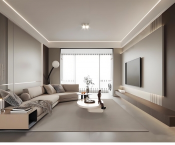 Modern A Living Room-ID:347584012