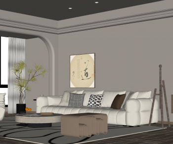Modern A Living Room-ID:273471122