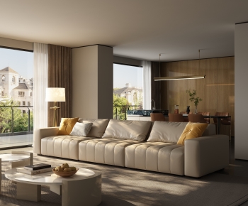 Modern A Living Room-ID:610590935