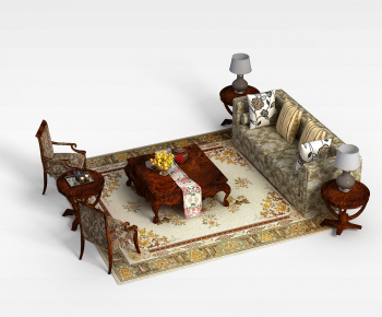 European Style Sofa Combination-ID:853138926