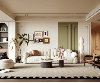 French Style A Living Room-ID:475522998