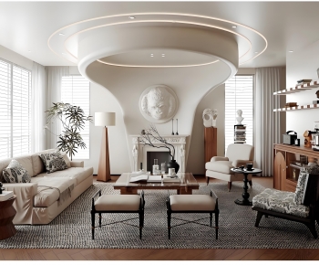 French Style A Living Room-ID:248632915