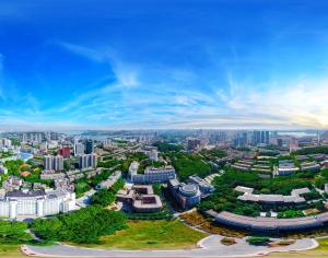 HDR城市建筑鸟瞰全景-ID:821882014