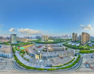 HDR城市建筑鸟瞰全景-ID:267419895