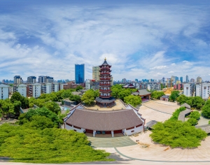 HDR城市建筑鸟瞰全景-ID:892919069