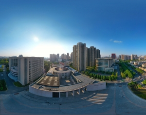 HDR城市建筑鸟瞰全景-ID:344630968