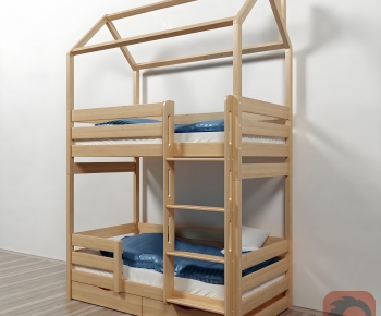 Modern Bunk Bed-ID:690182925