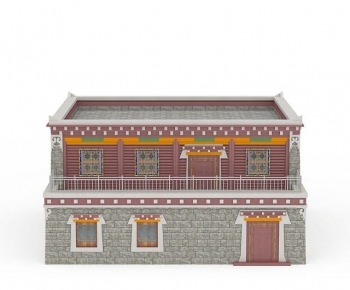 New Chinese Style Residential Building-ID:139447939