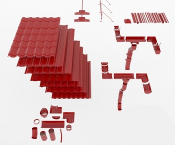 Modern Building Component-ID:858635905