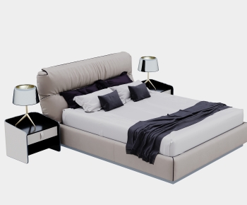 Modern Double Bed-ID:984065064