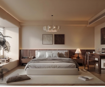 Wabi-sabi Style Bedroom-ID:416774998