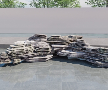 Modern Rockery Waterscape-ID:779283057