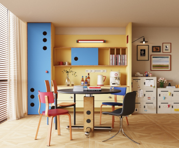 Modern Dining Room-ID:725795035