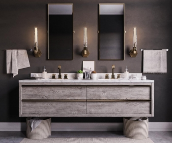 Modern Bathroom Cabinet-ID:100253116