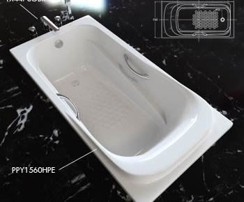 Modern Bathtub-ID:595237023