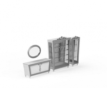 European Style Wine Cabinet-ID:671160946