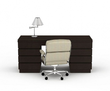 Modern Office Desk And Chair-ID:277729997