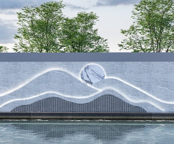 New Chinese Style Landscape Wall-ID:328409712