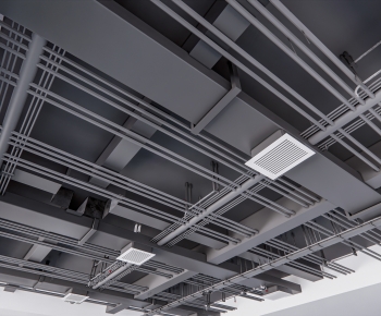 Modern Suspended Ceiling-ID:332151896