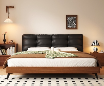 Modern Double Bed-ID:249686964