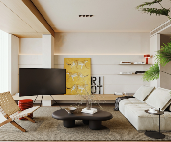 Modern A Living Room-ID:523351918