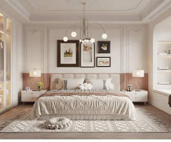 French Style Bedroom-ID:738147029
