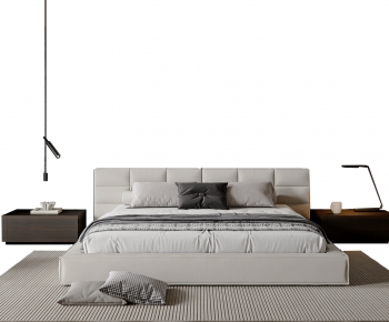 Modern Double Bed-ID:116882099