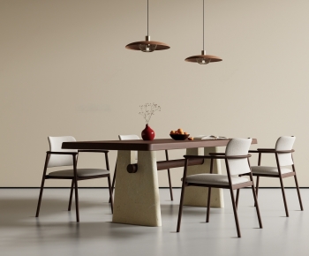 Modern Dining Table And Chairs-ID:870548019