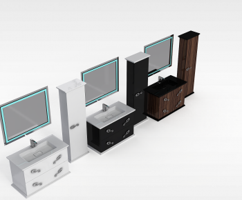 Modern Bathroom Cabinet-ID:161751993