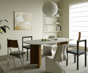 Modern Dining Table And Chairs-ID:534902108