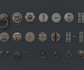 New Chinese Style Door Handle-ID:887073046