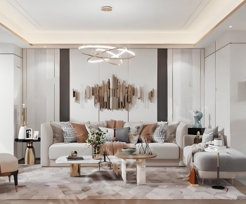 Modern A Living Room-ID:652751922