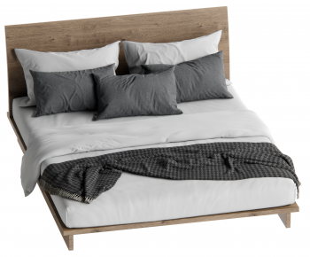 Modern Double Bed-ID:254801996