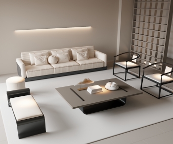 New Chinese Style Sofa Combination-ID:360551128