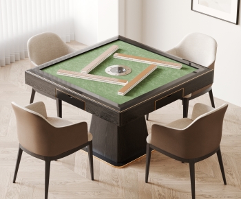 Modern Mahjong Tables And Chairs-ID:374897006