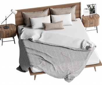 Modern Double Bed-ID:433973074