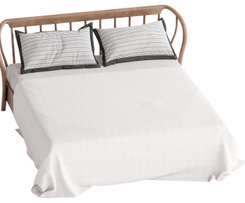 Modern Double Bed-ID:540399074