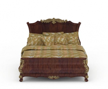 European Style Double Bed-ID:865936995