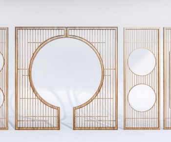 New Chinese Style Wooden Screen Partition-ID:150511034