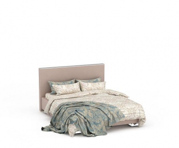 Modern Double Bed-ID:643510101
