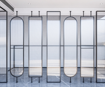 Modern Glass Screen Partition-ID:397141935