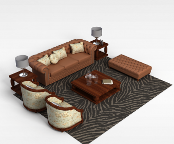 American Style Sofa Combination-ID:638452057