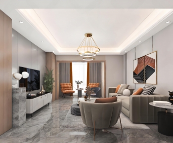 Modern A Living Room-ID:503483064