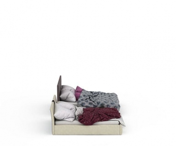 Modern Single Bed-ID:307701114